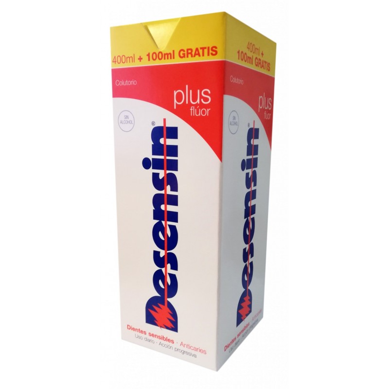 DESENSIN Plus Fluoride Mouthwash 400ml + 100ml FREE DESENSIN Plus Fluoride Mouthwash 400ml + 100ml FREE