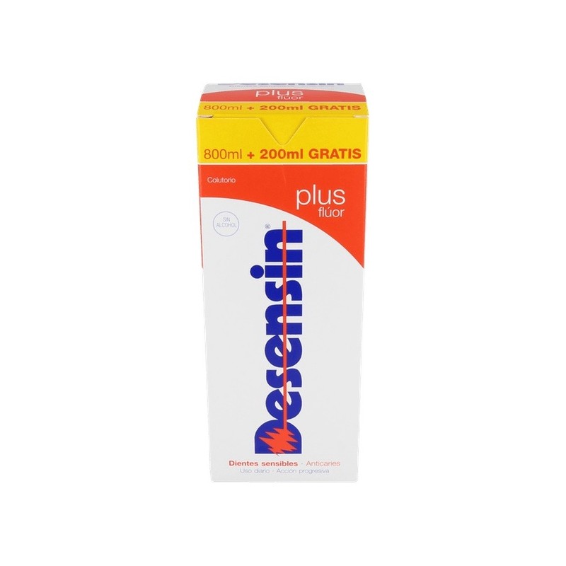DESENSIN Plus Fluoride Mouthwash 800ml + 200ml FREE