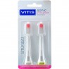 VITIS Sonic Recambios Cepillo Eléctrico S10/S20 Cabezal Encías Gingival 2 Uds.