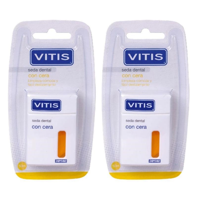VITIS Duplo Fio Dentário Com Cera 2x50m VITIS Duplo Fio Dentário Com Cera 2x50m