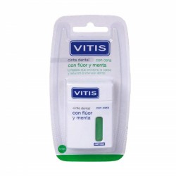 VITIS Dental Tape with Fluoride and Mint 50m