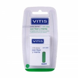Nastro dentale VITIS con fluoro e menta 50 m