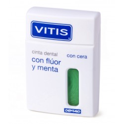 VITIS Cinta Dental con Flúor y Menta 50m