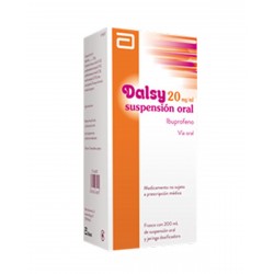 DALSY 20 MG/ML SUSPENSION BUVABLE 200 ML