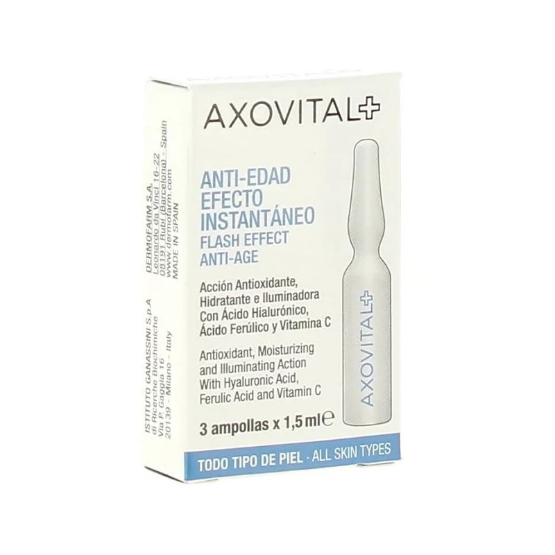 AXOVITAL Anti-Aging Flash Ampullen 3 Stück x 1,5ml AXOVITAL Anti-Aging Flash Ampullen 3 Stück x 1,5ml