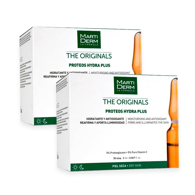 MARTIDERM Ampollas Proteos Hydra Plus DUPLO 2x30 Ampollas