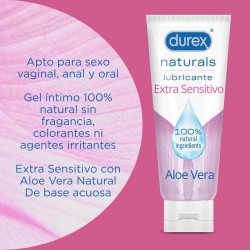 DUREX Naturals Extra Sensitive Gleitmittel Aloe Vera 100ml