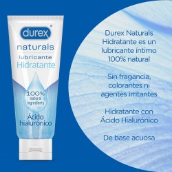 DUREX Naturals Lubrifiant hydratant à l'acide hyaluronique 100 ml