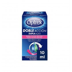 OPTREX Double Action Augentropfen für trockene Augen, spendet Feuchtigkeit und schmiert, 10 ml