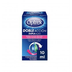 OPTREX Collyre Double Action pour Yeux Secs Hydrate et Lubrifie 10 ml