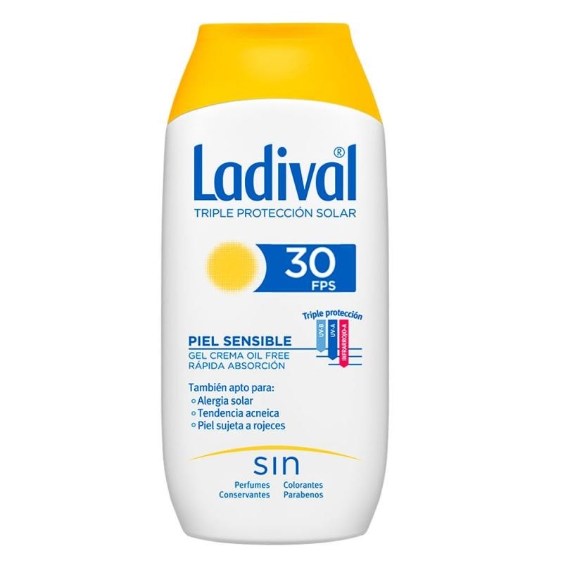 LADIVAL Gel-Crema Piel Sensible SPF 30 Oil Free 200ml