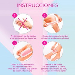 VEET Tiras de Cera Depilatória Corpo e Pernas Pele Normal 20 unidades