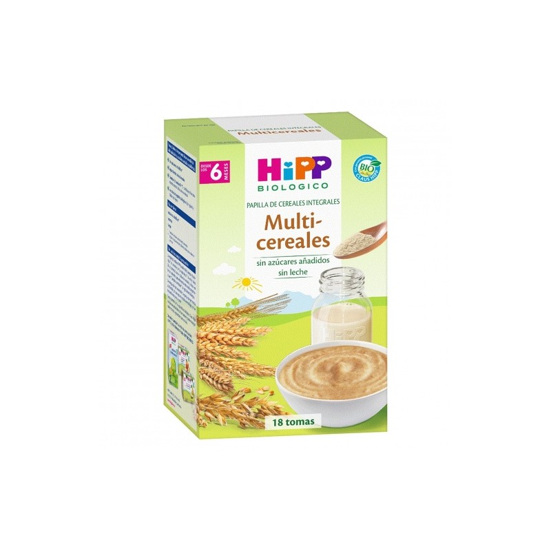 HIPP BIO Papas Multigrãos Integrais +6 meses 400gr