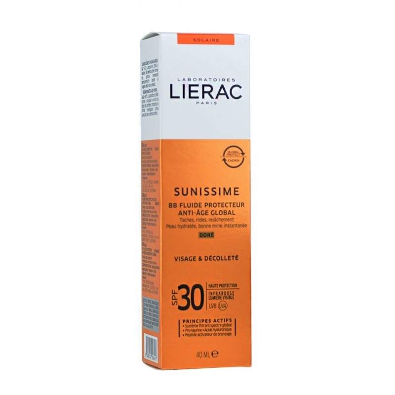 LIERAC Sunissime BB Schutzfluid mit Farbe Spf30 Anti-Aging 40ml