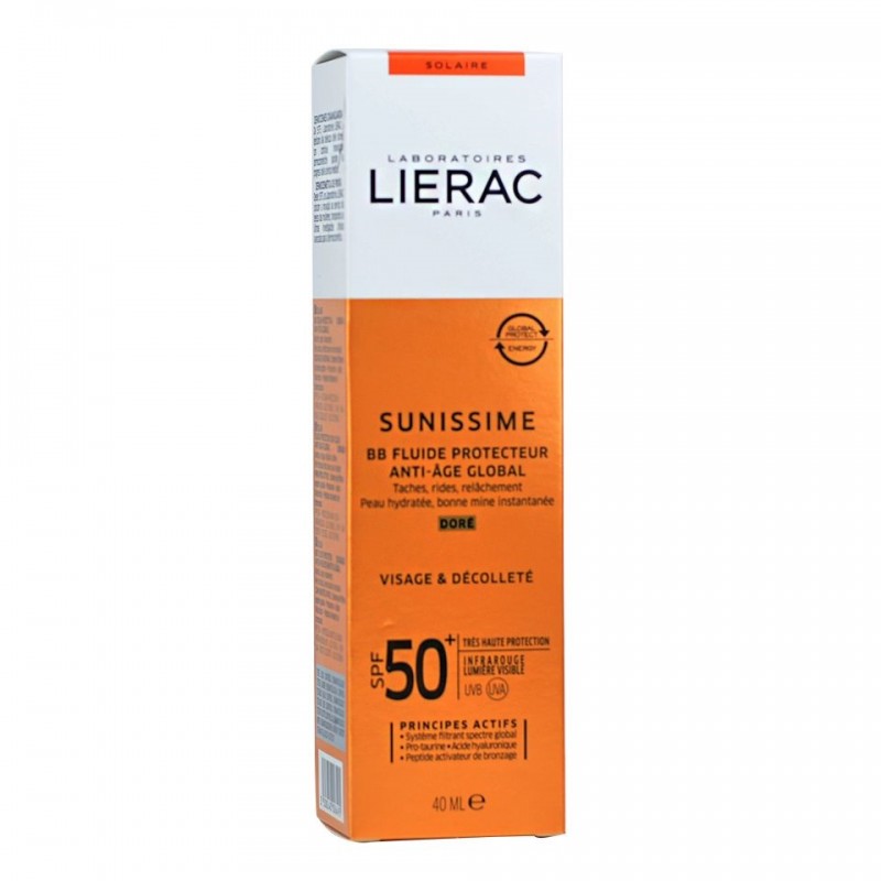 LIERAC Sunissime BB Fluido Protettivo con Colore Spf50 Antietà 40ml