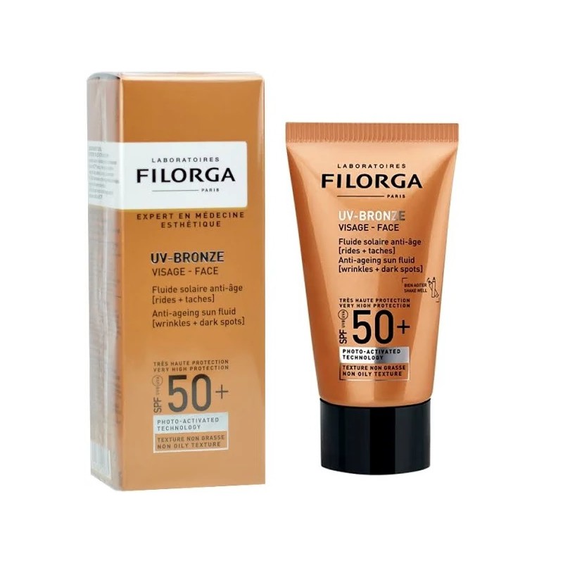 FILORGA UV Bronze Anti-Aging Solar Fluid + Flecken Spf50 40ml