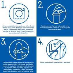 Preservativo DUREX Dê-me Prazer com Pontos e Estrias Pacote 2x12 unidades