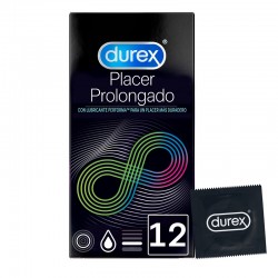 DUREX Preservativo Placer Prolongado 12 Unidades