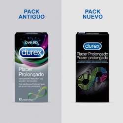 DUREX Preservativo Placer Prolongado 12 Unidades