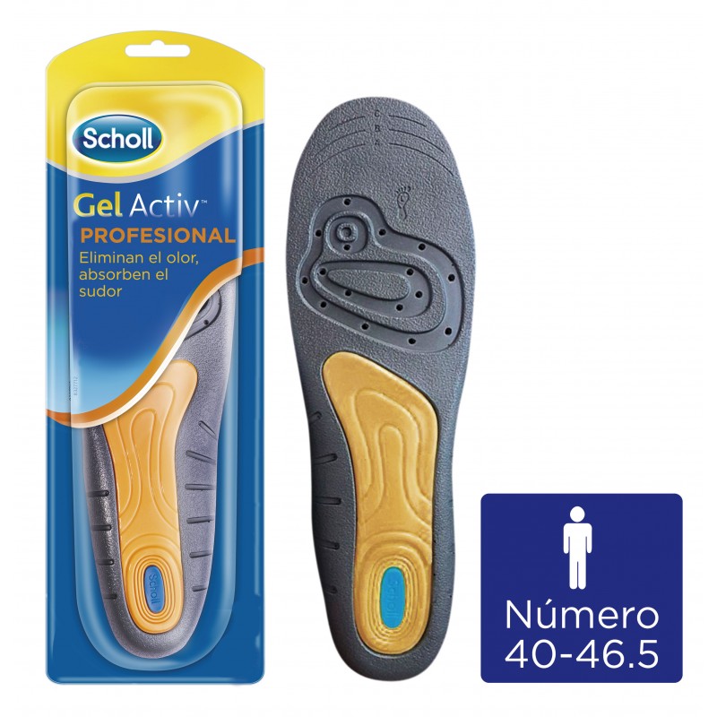 SCHOLL Insole Gel Activ Professional Man Size 40 - 46.5