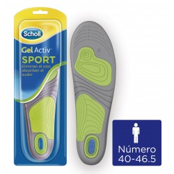 SCHOLL Gel Activ Sport Insole Men Size 40 - 46.5