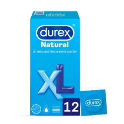 DUREX Préservatif Naturel XL 12 unités