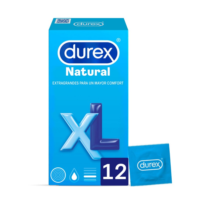 DUREX Natural Condom XL 12 units