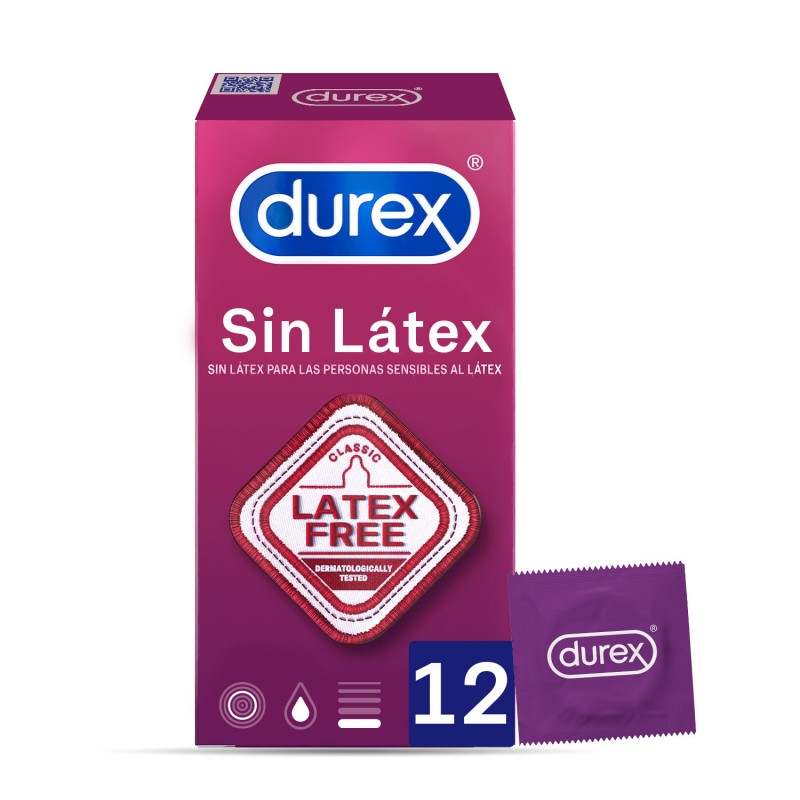 DUREX Preservativo Sin Latex 12 unidades