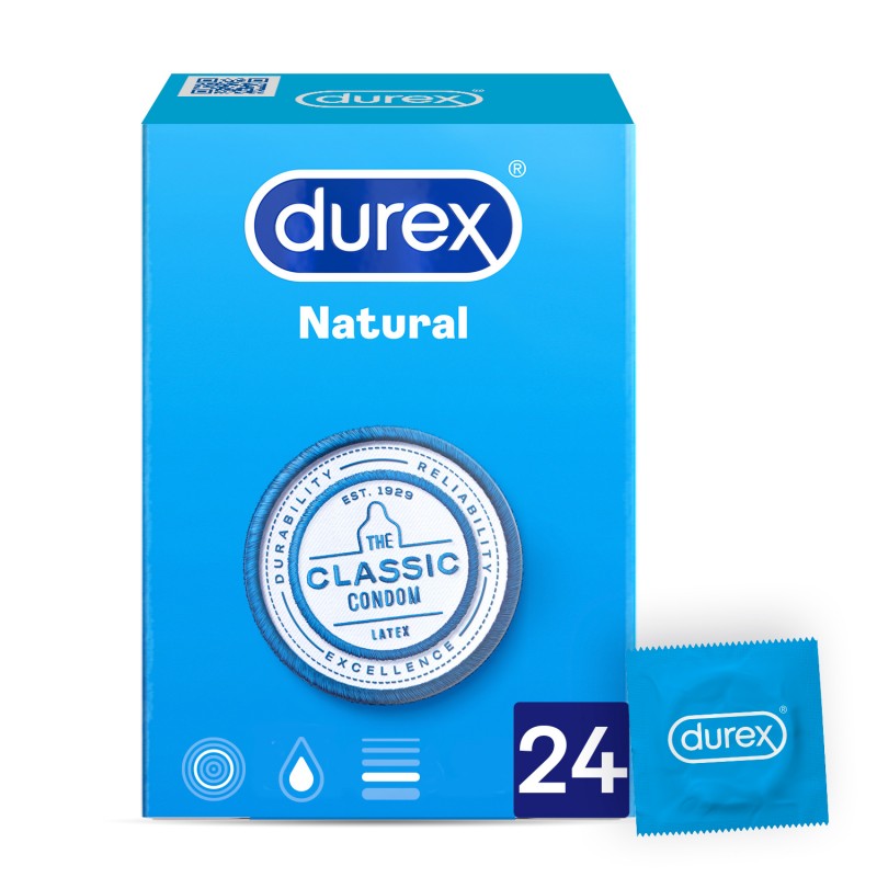 DUREX Preservativo Natural 24 unidades