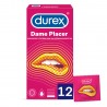 Préservatifs DUREX Donnez-moi du plaisir avec des points et des vergetures 12 unités