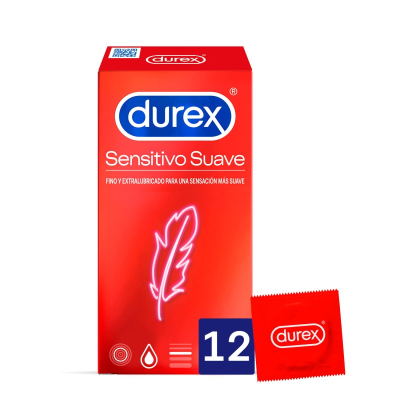 DUREX Preservativo Sensitivo Suave 12 unidades