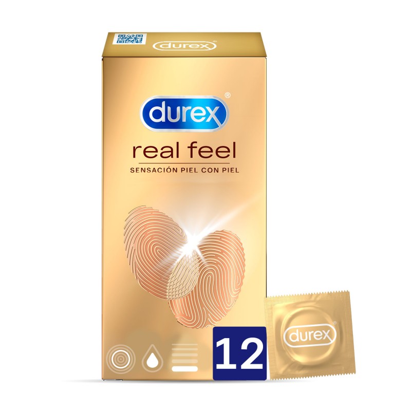 DUREX Preservativo Real Feel 12 unidades