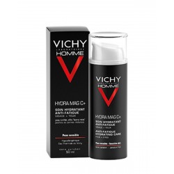 VICHY Homme Soin Hydratant Anti-Fatigue Visage et Yeux 50ML