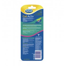 SCHOLL Activ Gel-Einlegesohle Ferse Täglicher Gebrauch 2 Einheiten.