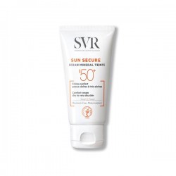 SVR Sun Secure Creme Mineral com Cor para Pele Seca FPS50+ (50ml)