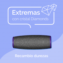 SCHOLL Velvet Smooth Diamond Crystals Limas de Recambio Durezas Extremas 2 uds