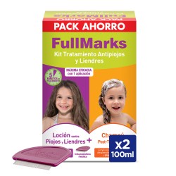 FULLMARKS Lotion Anti-poux et Lentes 100 ml + Shampoing 150 ml PACK ÉCONOMIQUE