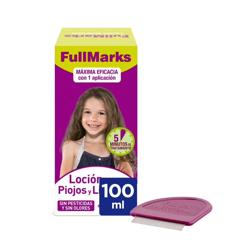 Loção Anti-piolhos FULLMARKS 100ml Loção Anti-piolhos FULLMARKS 100ml