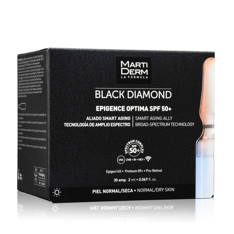 MARTIDERM Ampollas Black Diamond Epigence Optima SPF 50 x30 Ampollas