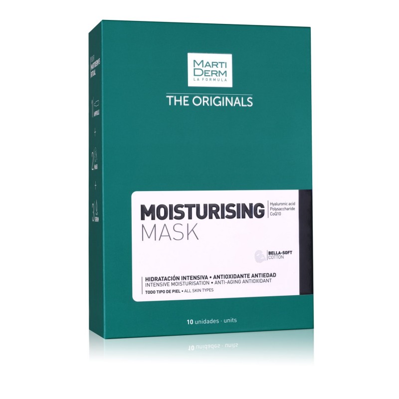 MARTIDERM Feuchtigkeitsmaske Feuchtigkeitsmaske x10 Einheiten MARTIDERM Feuchtigkeitsmaske Feuchtigkeitsmaske x10 Einheiten