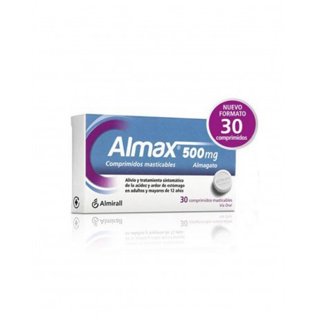 ALMAX 500MG 30 Comprimidos Masticables