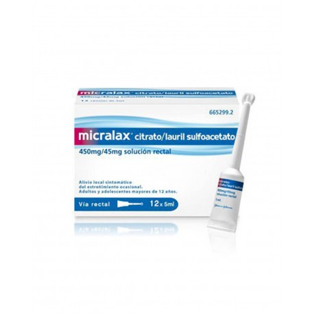 MICRALAX Emulsion Rectale 12 Microlavements 5ML