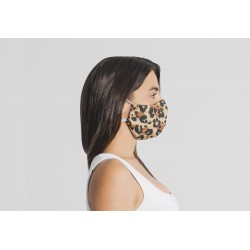 Máscara Lavável R40 LEOPARD 100% Algodão Orgânico 13-17 anos
