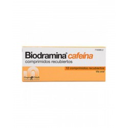 BIODRAMINE Caféine 12 Comprimés