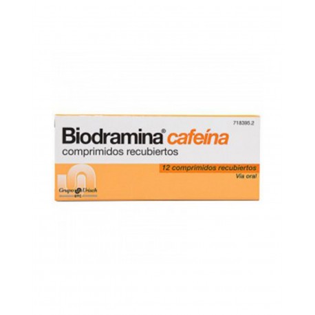 BIODRAMINE Caféine 12 Comprimés