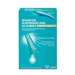 GAVISCON Oral Suspension Mint Flavor 12 Envelopes 10ML