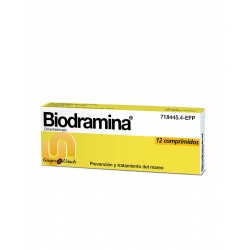 BIODRAMINE 50 MG 12 Tablets