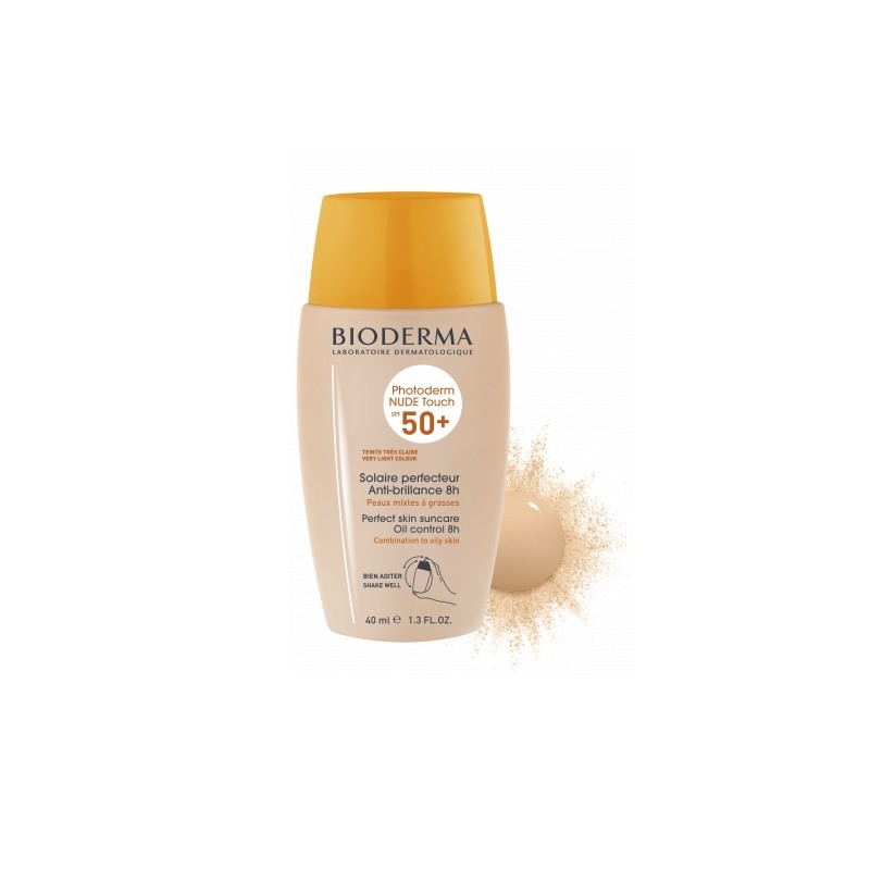 BIODERMA PHOTODERM Nude Touch SPF 50+ Color Muy Claro 40ml