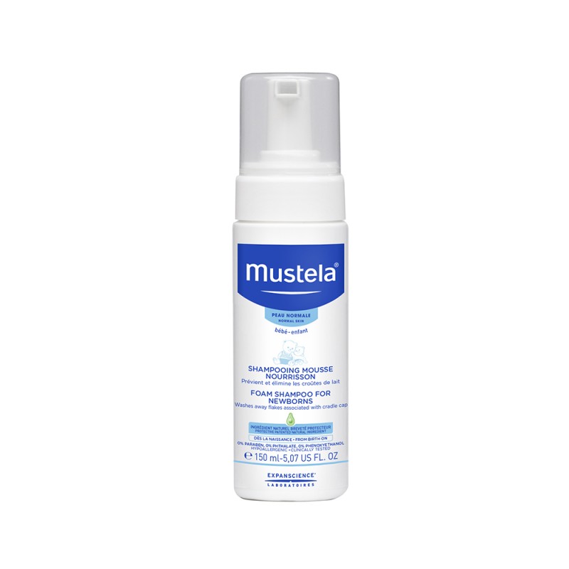 MUSTELA Shampoing Mousse Nouveau-né 150 ml