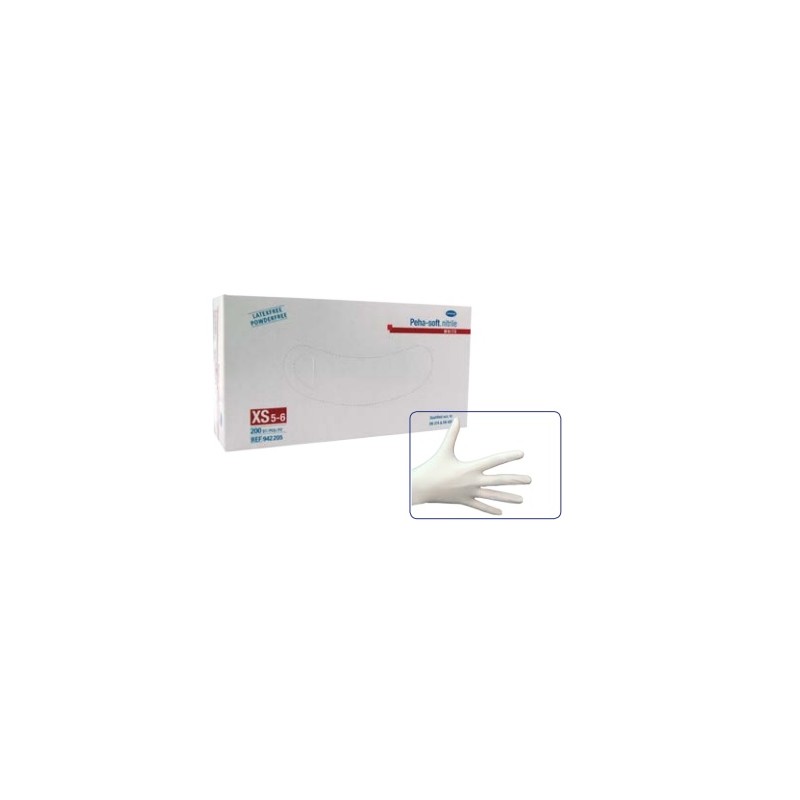 PEHA-SOFT Luvas de Nitrilo Tamanho XS 200 unidades PEHA-SOFT Luvas de Nitrilo Tamanho XS 200 unidades
